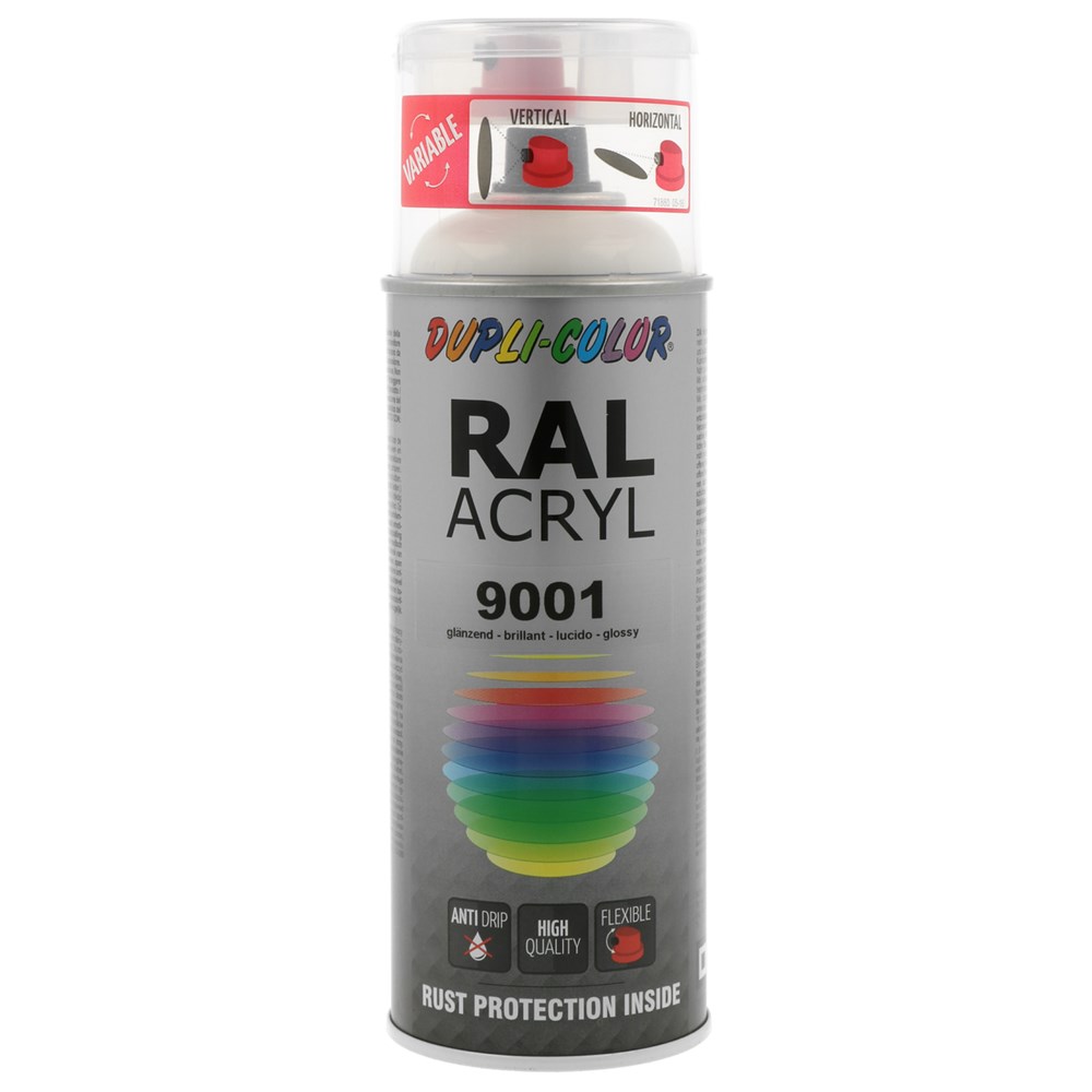Duplicolor Acryl RAL 9001 Hoogglans
