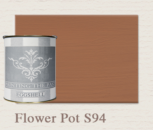 Painting The Past Eggshell Flowerpot