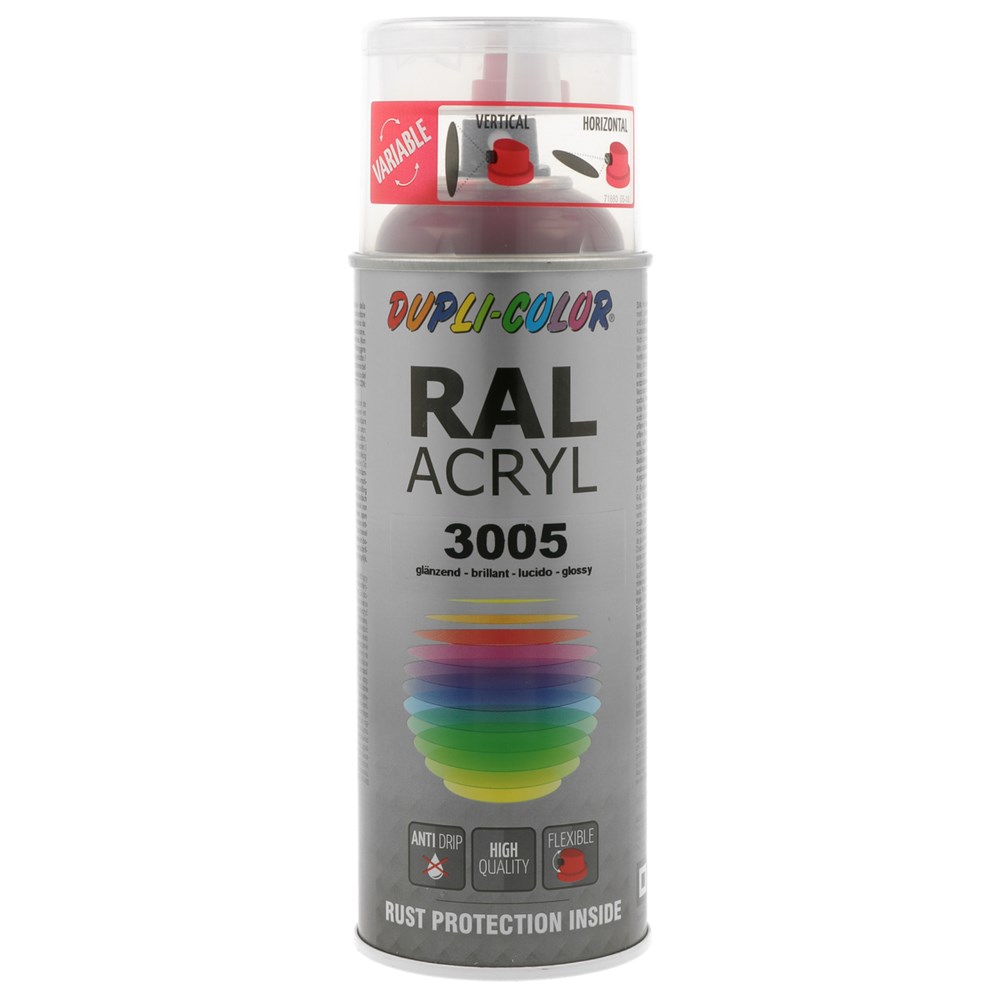 Duplicolor Acryl RAL 3005 Hoogglans
