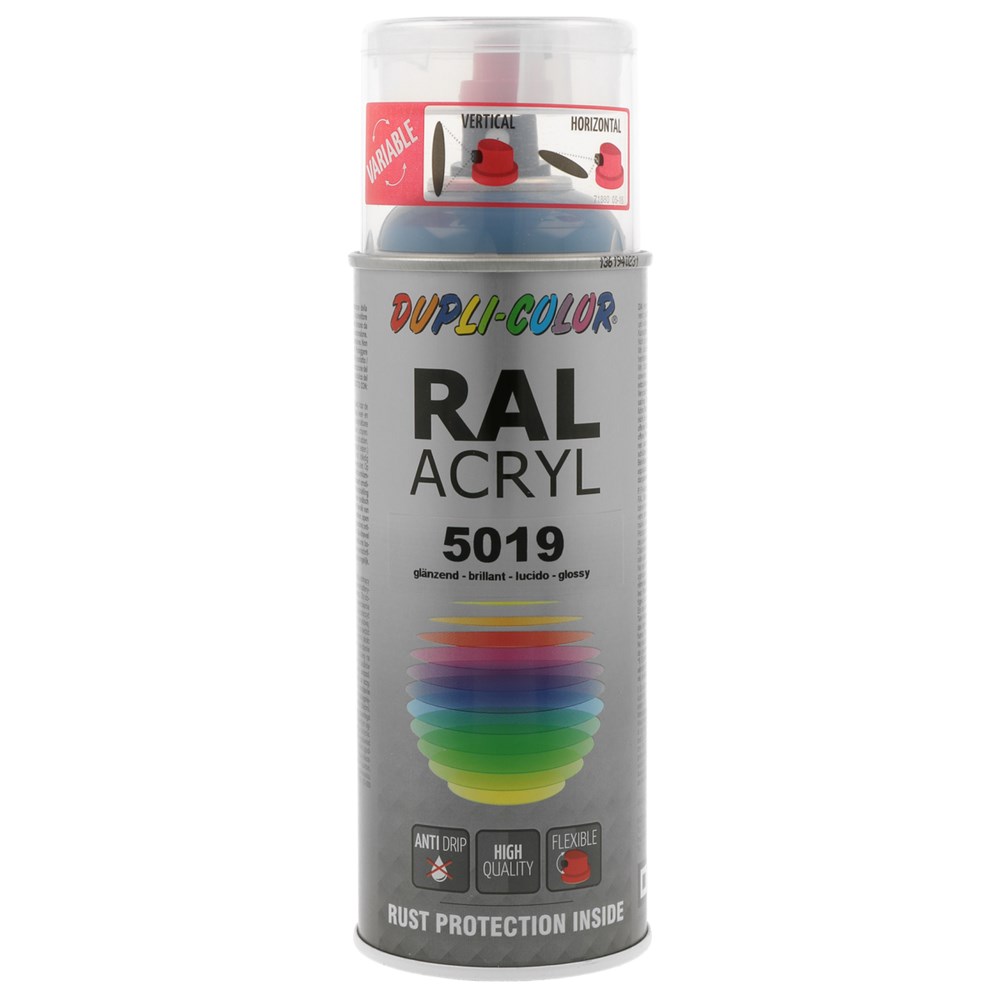 Duplicolor Acryl RAL 5019 Hoogglans