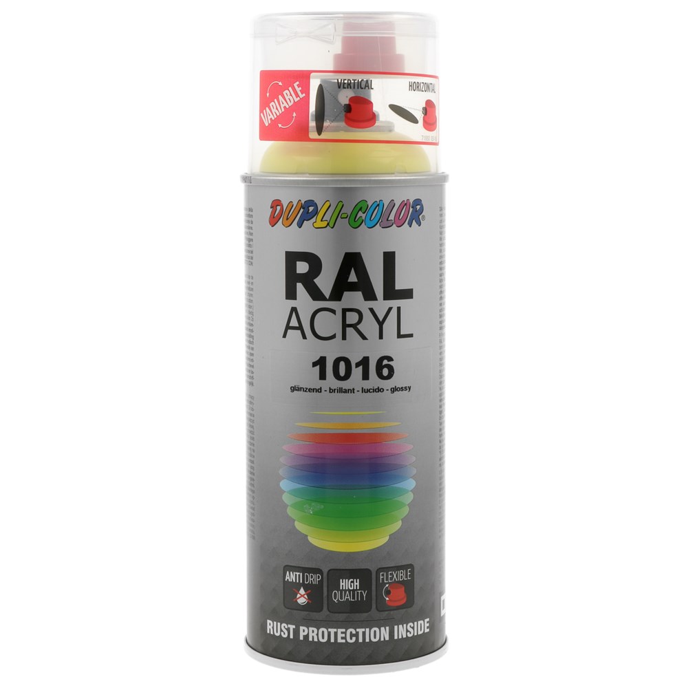 Duplicolor Acryl RAL 1016 Hoogglans