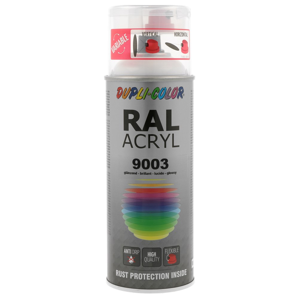 Duplicolor Acryl RAL 9003 Hoogglans