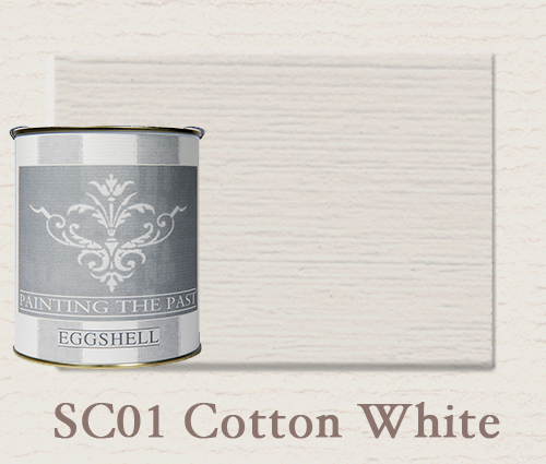 Painting The Past Eggshell Cotton White