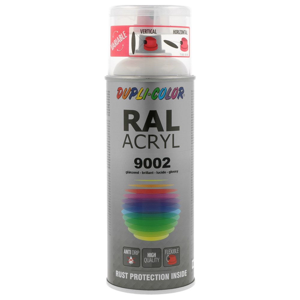Duplicolor Acryl RAL 9002 Hoogglans
