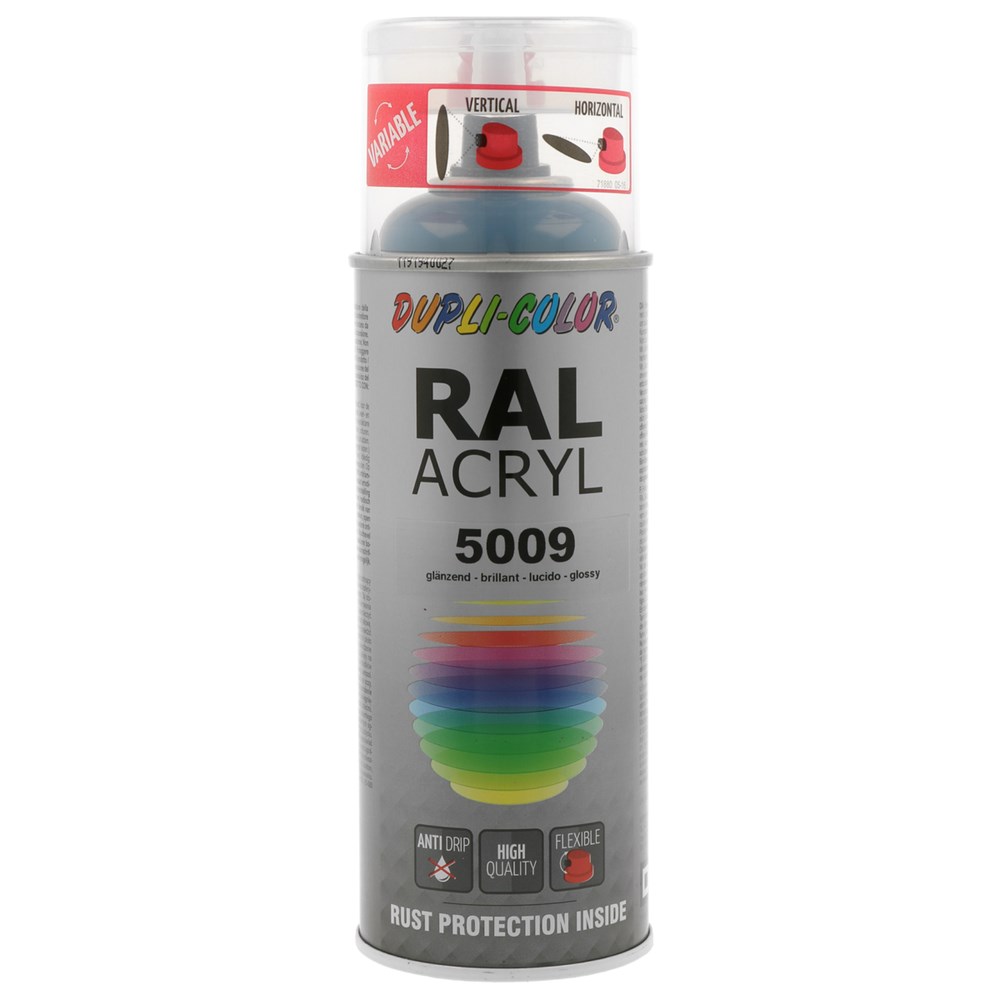 Duplicolor Acryl RAL 5009 Hoogglans