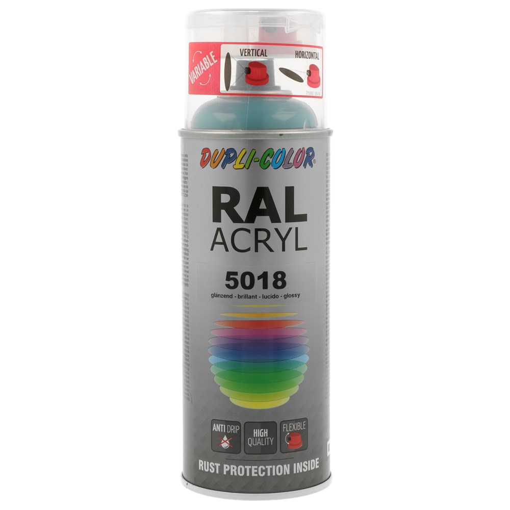Duplicolor Acryl RAL 5018 Hoogglans