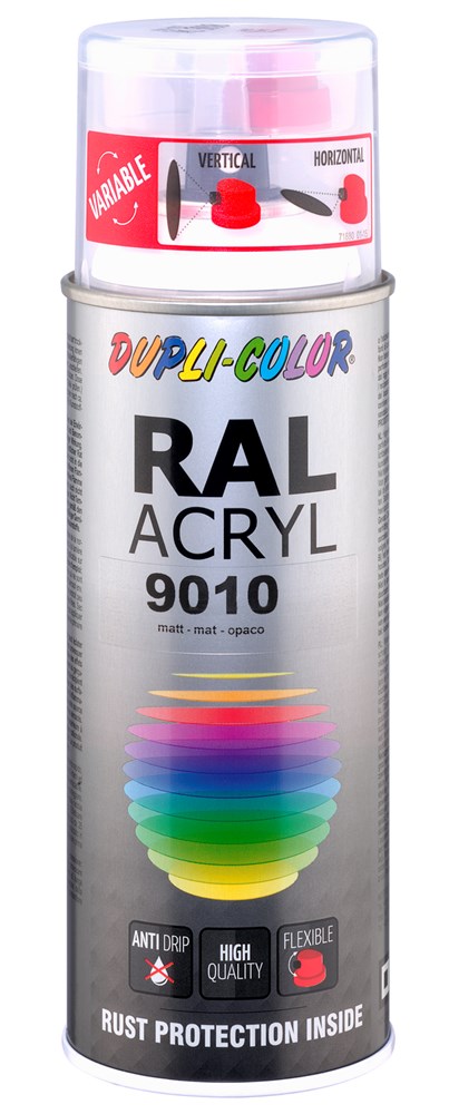 Duplicolor Acryl RAL 9010 Mat