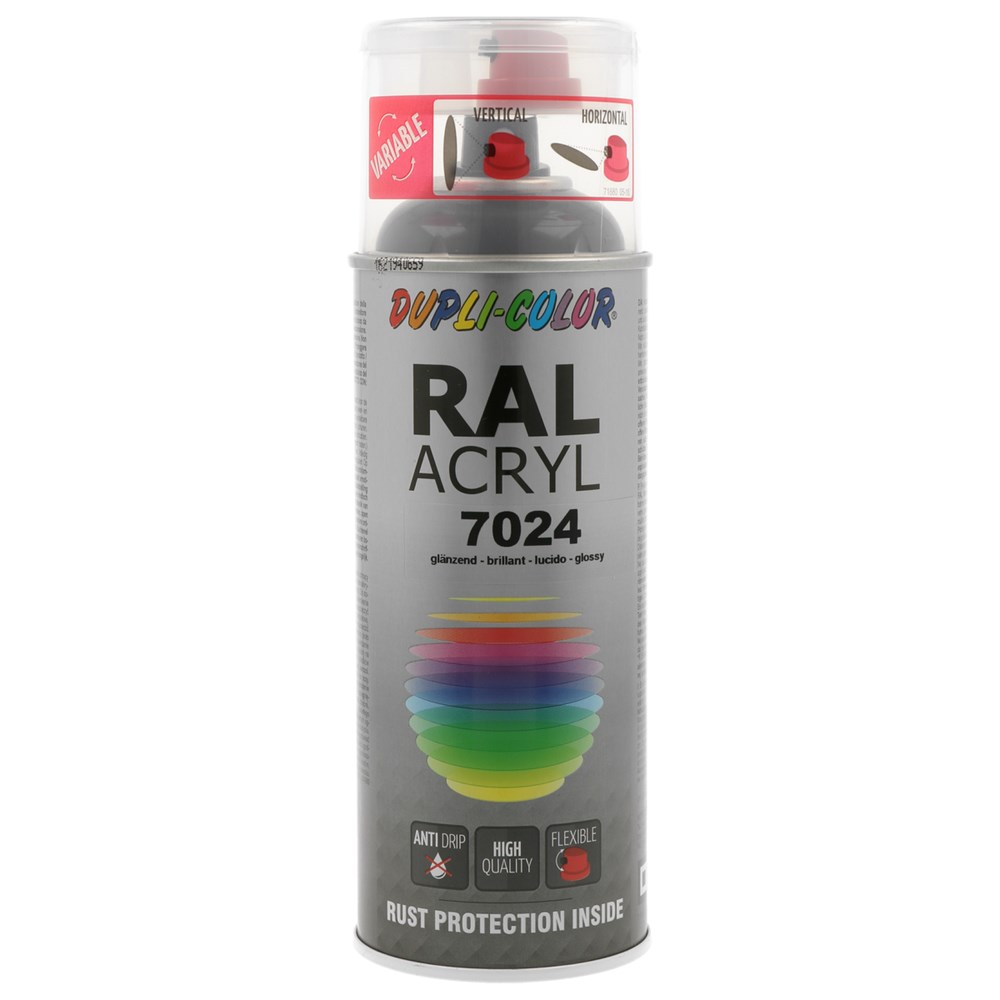 Duplicolor Acryl RAL 7024 Hoogglans