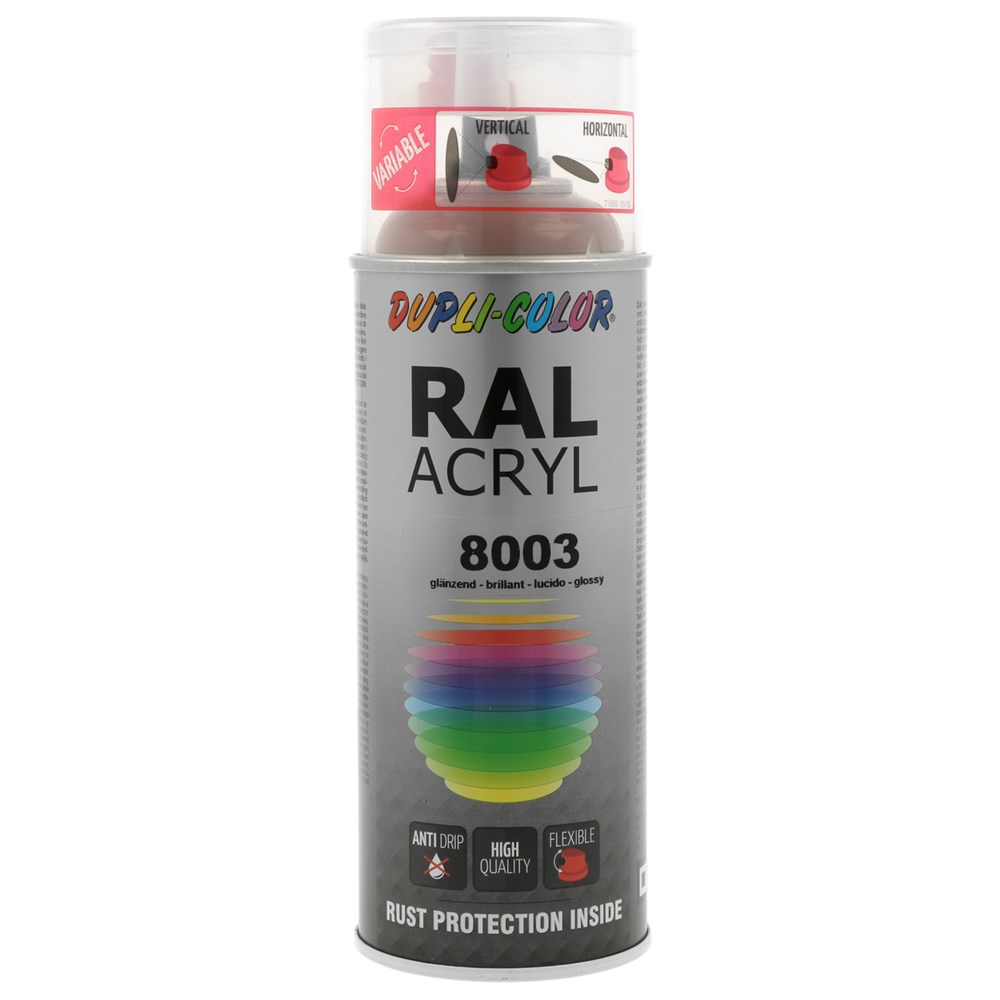Duplicolor Acryl RAL 8003 Hoogglans