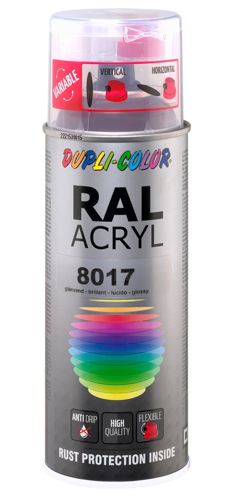 Duplicolor Acryl RAL 8017 Hoogglans