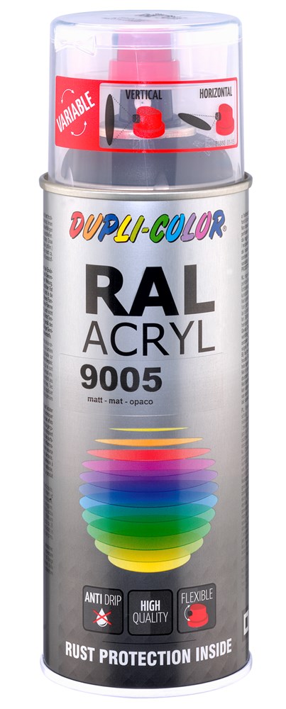 Duplicolor Acryl RAL 9005 Mat